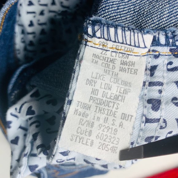 vintage Juicy Couture jeans blue flare 2054R made in USA '90s '00s 30 women - Picture 7 of 8